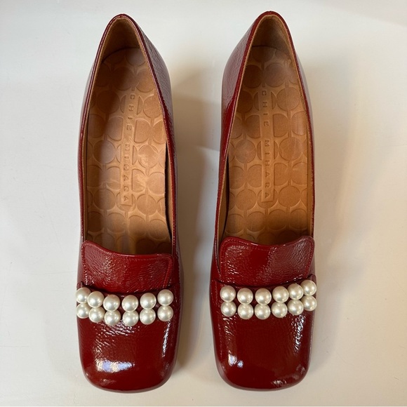 Chie Mihara Red Patent Leather Petard Pumps Size 39 1/2 - Picture 5 of 13